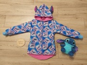 Kurtka przeciwdeszczowa ocieplana Stitch rozm 122 nowa handmade