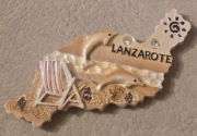 Magnes ceramiczny na lodówkę Lanzarote Wyspy Kanaryjskie Canary Island(37) 