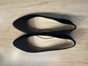 Czarne baleriny z zamszu Venezia r. 38 (44007 SUE)