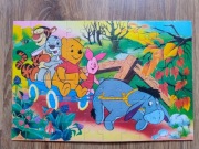 Zestaw puzzli Disney Kaczor Donald Kubuś Puchatek samoloty