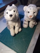 Pluszaki 20cm Wilk Biały Tygrys Smiki