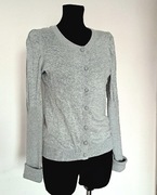 Cienki sweter rozpinany szary damski Only M 38
