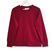 Damska bordowa bawełniana bluza z długim rękawem UP2 Fashion 36/38 S/M