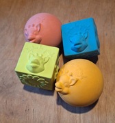 Vulli Zestaw 2 Piłeczek I 2 Klockow Żyrafa Sophie