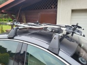 Oryginalne belki dachowe Opel Insignia, bagażnik, poprzeczki