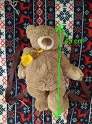 Maskotka Plecak Duży Miś z chustą Regulowany 45 cm Beppe Poland