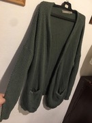 Kardigan dzianinowy ciamnozielony Cassiopeia