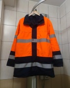 wodoodporna kurtka odblaskowa M L sport retro drip