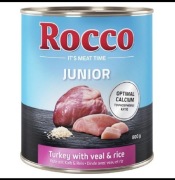 Rocco junior 800g indyk serca cielęce z ryżem 