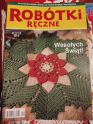 Robótki ręczne 11-12/2015 koronkowe dzieła na Boże Narodzenie  