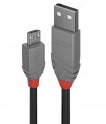 KABEL PRZEWÓD USB A - MICRO USB B LINDY 5m