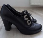 AVANTI Botki na obcasie słupku rozm. 37/24 cm