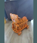 Drewniany jeździk tygrys