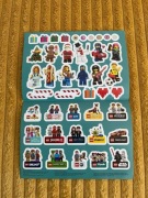 Sprzedam arkusz a4 naklejek lego city, duplo