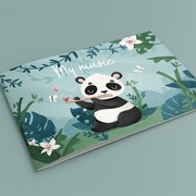 Zeszyt do nut szeroka pięciolinia