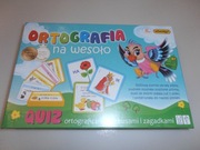 Ortografia na wesoło gra planszowa Quiz ortograficzny