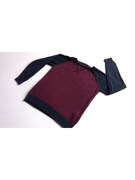 sweter sweterek r.128 / 134 elegant pulower Rebel granat bordo 