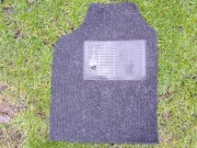 Dywaniki welurowe gumowe wycieraczki Hyundai Pony lewa kierowcy 1988