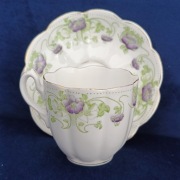 **FIOŁKI filiżanka LLW Court W. Lowe 1912+