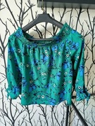 Gina Tricot bluzka hiszpanka kwiaty rozm. 36/38
