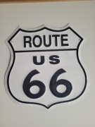 Duża metalowa tarcza Route 66 z USA