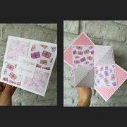 Kartka okolicznościowa urodziny pop up hand made 