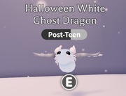 ROBLOX ADOPT ME  Halloween White Ghost Dragon