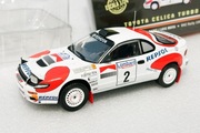 TOYOTA CELICA TURBO 4WD ST185 1:24 Hachette WRC 1992 Carlos Sainz RAC Rally