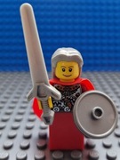 Lego figurka vik028 Red chess queen Królowa wikingów