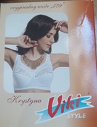 Biustonosz miękki koloru białego Viki model 579