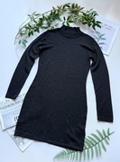 Błyszcząca swetrowa sukienka z wiskozy 36/38