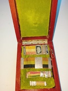 Zabytkowe spinki i klamry (student)srebro