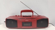 SONY CFS-204S ( czerwony ) Radioodtwarzacz kasetowy