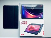 Lenovo Tab P12 - tablet, rysik, etui, szkło ochronne, gwarancja