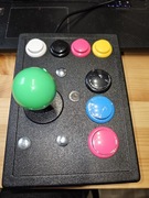 Nowo zbudowany leworęczny joystick arkadowy USB do PC,Android,konsole Emu