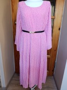 Maxi plisowana sukienka r.50/52/54 Zizzi,flora print 