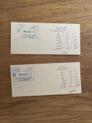 Karta do paczki banknotów rubel Narodowy Bank Białorusi Mińsk Łukaszenka