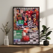 Plakat Lata Dwudzieste Dawid Podsiadło A3 w RAMCE