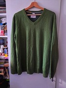 Sweter zielony bawełniany 