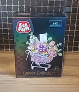 Klocki EleFun Fantasy Collection Wózek Pełen Kwiatów 663 elementów