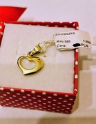 NOWA serce 1,28g 585 złota zawieszka na prezent wisiorek 14K