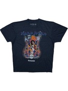 Szara Koszulka z krótkim rękawem Hard Rock Cafe Jimi Hendrix nadruk