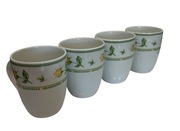  Zestaw 4 porcelanowych kubków La Vie – motyw cytrynowy Nr.kat. 18478