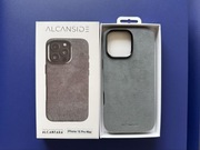 Etui obudowa iPhone 16 Pro Max z alcantary Alcanside włoskie