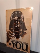 Plakat filmowy w Antyramie STAR WARS - Darth Vader Empire, duży 91x61