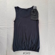 Czarna bluzka z ozdobną kokardką Top Secret 36/S