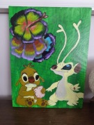 Obraz akrylowy Lilo i Stitch - Sparky i Reuben 