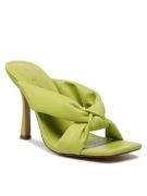 MAŁGORZATA ROZENEK MAJDAN DeeZee KLAPKI ZIELONE NA OBCASIE Rozmiar 40