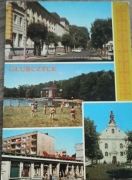 Głubczyce - ul. Kochanowskiego, basen, klasztor, dom handlowy. 