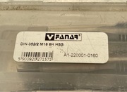Fanar Gwintownik ręczny M16 NGMm/3 DIN-352/3 HSS trój sztukowy (3x)
